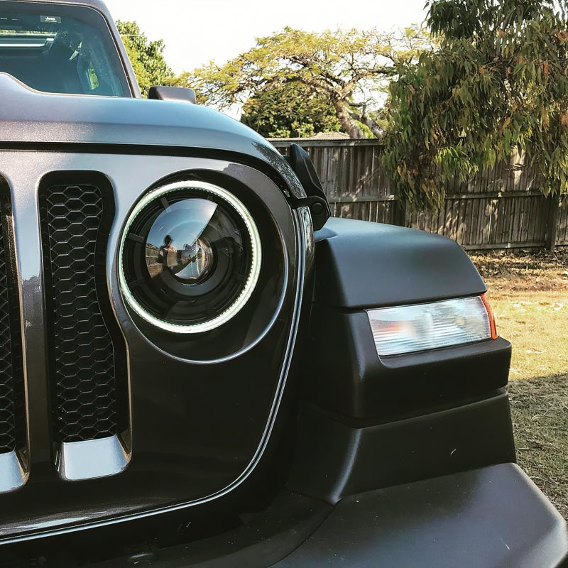 Oracle Jeep JL/Gladiator JT Oculus Switchback Bi-LED Projector Headlights - Amber/White Switchback - DTX Performance