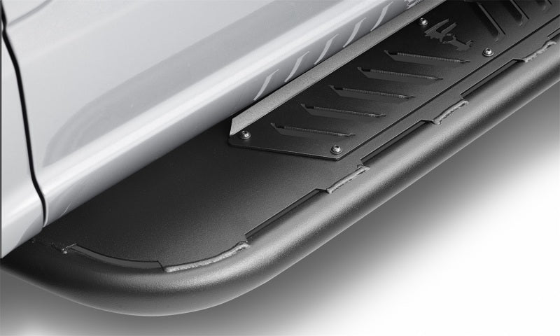 N-FAB 12007-2018 Chevrolet Silverado 1500 Crew Cab Pickup Roan Running Boards - Textured Black - DTX Performance