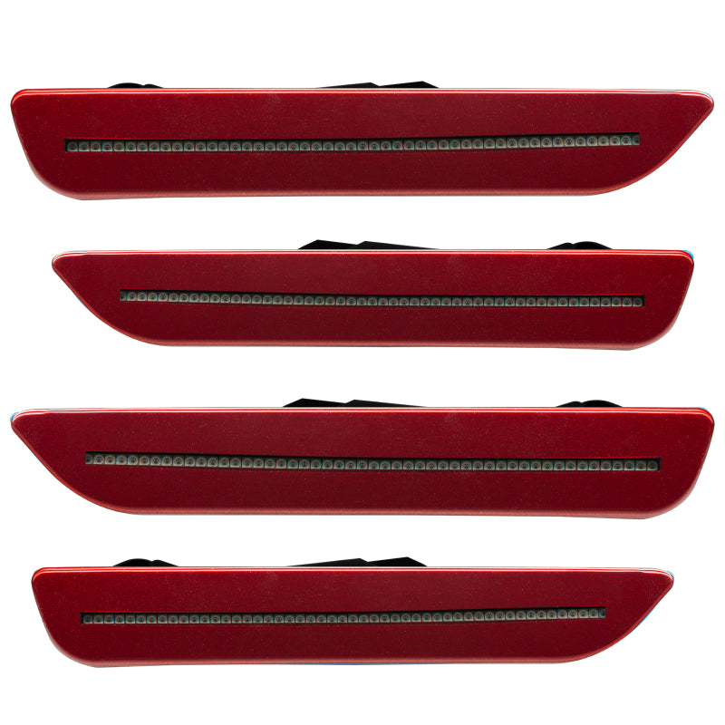 Oracle 10-14 Ford Mustang Concept Sidemarker Set - Tinted - Ruby Red Metallic (RR) - DTX Performance