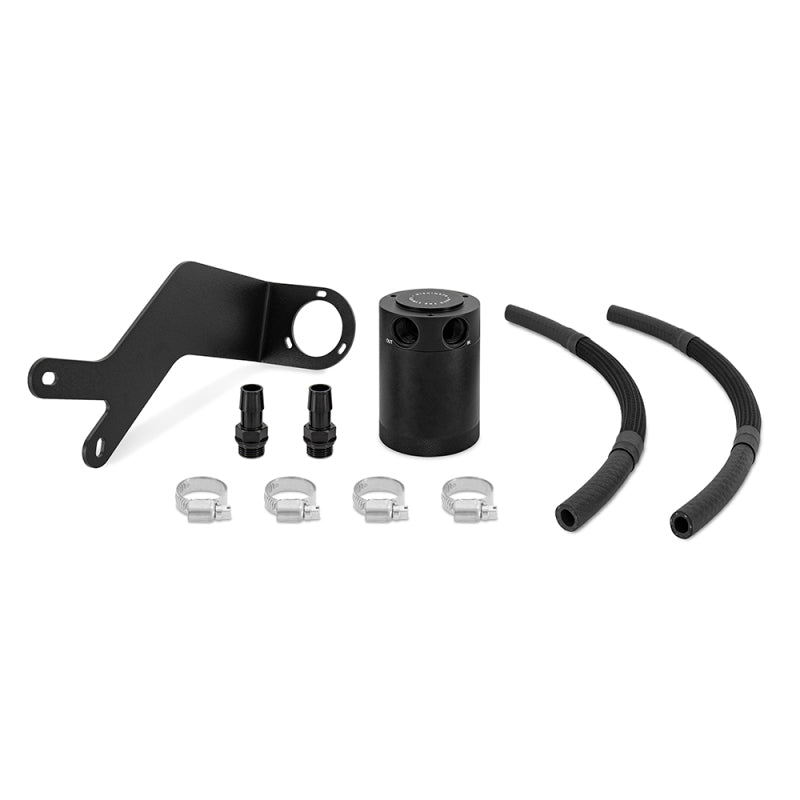 Mishimoto 2018 - 2020 Subaru Crosstrek Baffled Oil Catch Can Kit - Black - DTX Performance