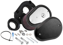 Load image into Gallery viewer, K&amp;N Street Metal Intake System Flare - Black LG Capacity for Harley Davidson - DTX Performance