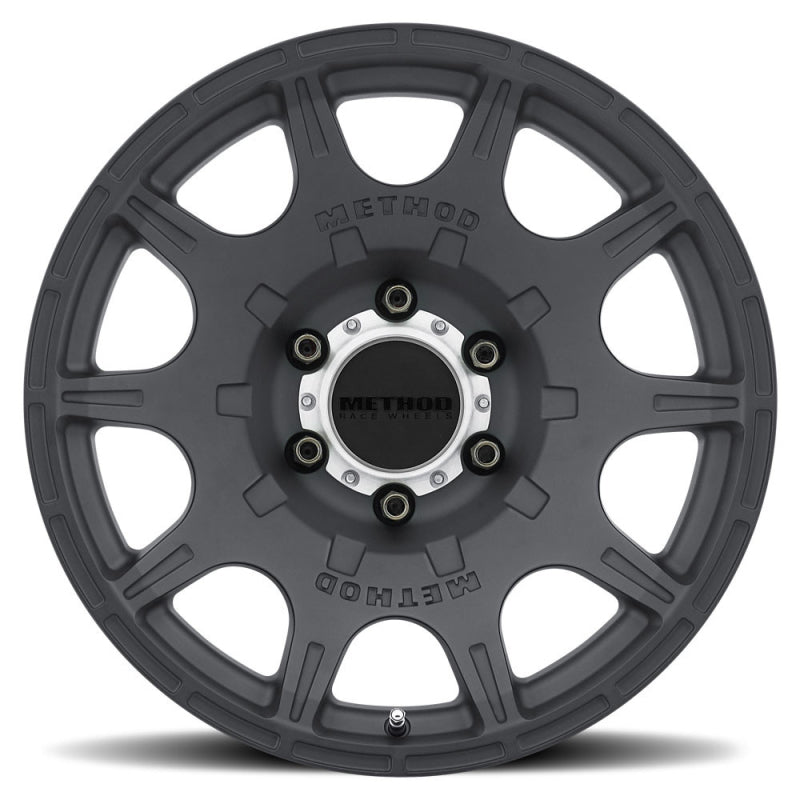 Method MR308 Roost 17x8.5 0mm Offset 6x135 87mm CB Matte Black Wheel - DTX Performance