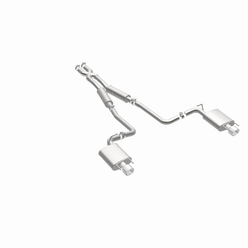 MagnaFlow 10-12 Cadillac CTS V6 3.0L (Exc AWD) Dual Split Rear Exit Stainless Cat Back Perf Exhaust - DTX Performance