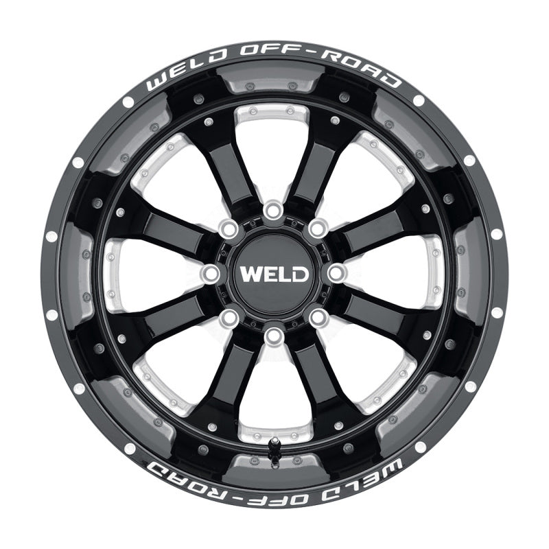 Weld Off-Road W125 20X12 Granada Six 6X139.7 ET-44 BS4.75 Gloss Black MIL 106.1 - DTX Performance