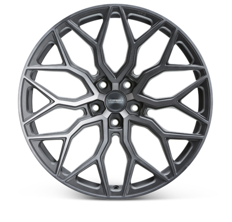 Vossen HF-2 20x10.5 / 5x120 / ET42 / Deep Face / 72.56 - Tinted Matte Gunmetal Wheel - DTX Performance