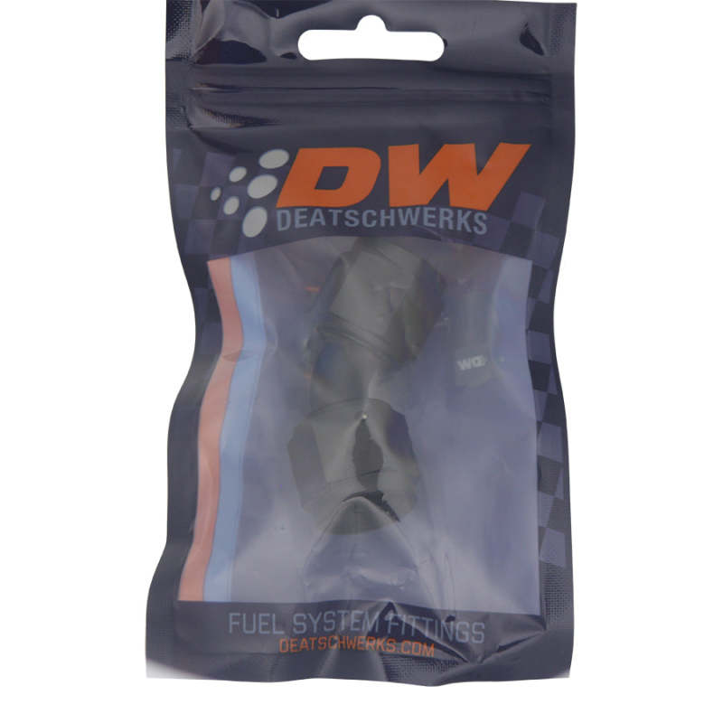 DeatschWerks 10AN Flare Female Swivel 45-Degree to 10AN Flare Female Swivel - Anodized Matte Black - DTX Performance