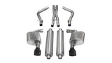 Corsa 12-13 Dodge Charger SRT-8 6.4L V8 Black Xtreme Cat-Back Exhaust