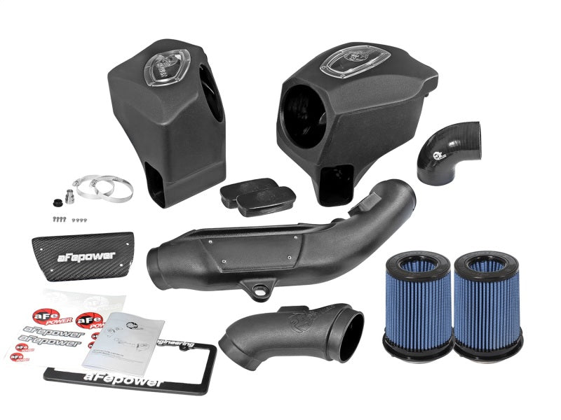 aFe Momentum Pro 5R Cold Air Intake System 15-18 BMW M3/M4 (F80/82/83) L6-3.0L (tt) S55 - DTX Performance