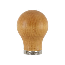 Load image into Gallery viewer, Mishimoto Round Steel Core Wood Shift Knob - Beech - DTX Performance