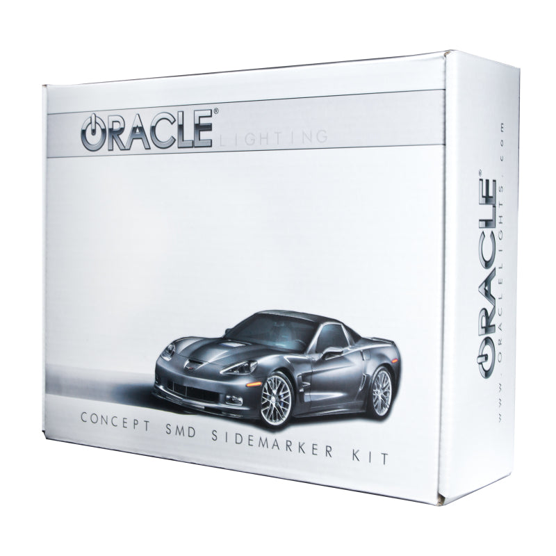 Oracle 05-13 Chevy Corvette C6 Concept Sidemarker Set - Ghosted - Cyber Grey Metallic (GBV) - DTX Performance