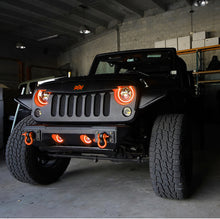 Load image into Gallery viewer, Oracle 7in High Powered LED Headlights - Black Bezel - ColorSHIFT 2.0 - DTX Performance