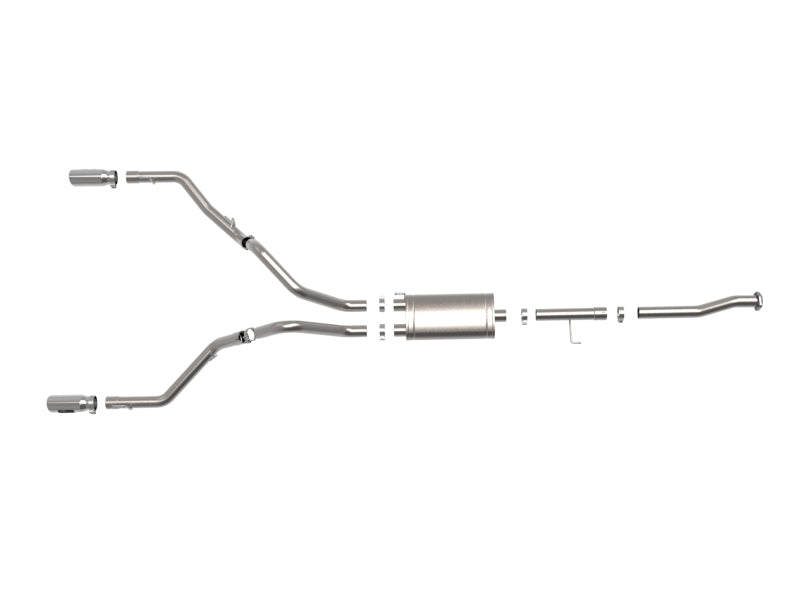 aFe Vulcan Series 3in 304SS Cat-Back w/ Polished Tips 15-20 Ford F-150 V6 2.7L/35L(tt) / V8 5.0L - DTX Performance