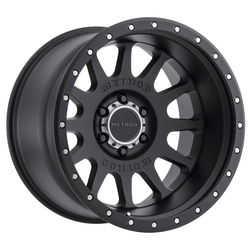 Method MR605 NV 20x9 -12mm Offset 6x5.5 106.25mm CB Matte Black Wheel - DTX Performance