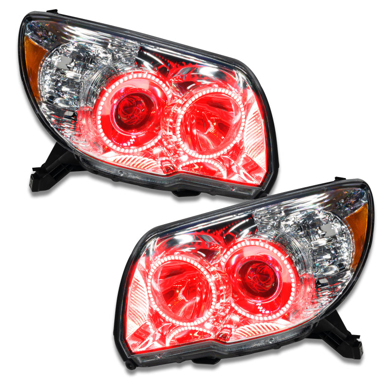 Oracle Lighting 06-09 Toyota 4-Runner Pre-Assembled LED Halo Headlights -Red - DTX Performance