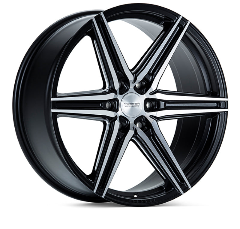 Vossen HF6-2 20x9.5 / 6x135 / ET15 / Deep Face / 87.1 - Brushed Matte Black Wheel - DTX Performance