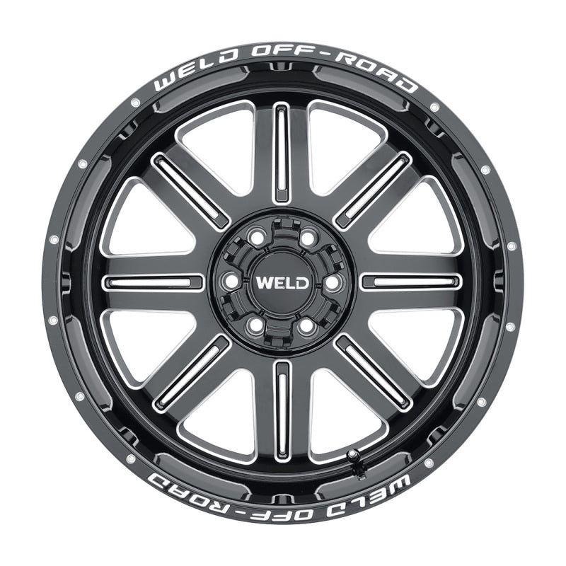 Weld Off-Road W103 22X12 Chasm 8X170 ET-44 BS4.75 Gloss Black MIL 125.1 - DTX Performance