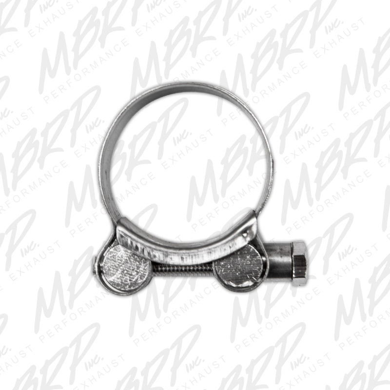 MBRP Universal 1.5in Barrel Band Clamp - Stainless (NO DROPSHIP) - DTX Performance