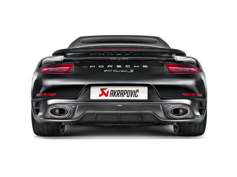 Akrapovic 14-15 Porsche 911 Turbo/Turbo S (991) Rear Carbon Fiber Diffuser - Matte - DTX Performance