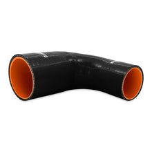 Load image into Gallery viewer, Mishimoto Silicone Reducer Coupler 90 Degree 2.25in to 3in - Black - DTX Performance