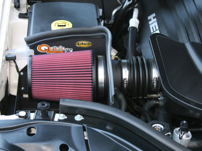 Airaid 05-10 Jeep Grand Cherokee 5.7L / 06-10 SRT8 CAD Intake System w/o Tube (Dry / Red Media) - DTX Performance