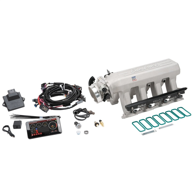 Edelbrock Pro Flo 4 XT EFI System Seq Port LS Gen III/IV Cathedral Port 550 HP Max 35lb/hr - DTX Performance