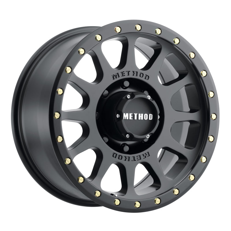 Method MR305 NV 20x10 -18mm Offset 8x170 130.81mm CB Matte Black Wheel - DTX Performance