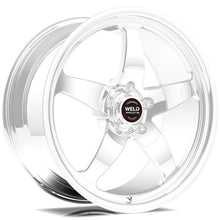 Load image into Gallery viewer, Weld S71 17x10 / 5x5 BP / 7.2in. BS Polished Wheel (High Pad) - Black Single-Beadlock - DTX Performance