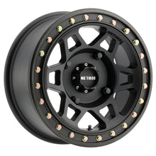 Load image into Gallery viewer, Method MR405 UTV Beadlock 15x7 / 5+2/38mm Offset / 4x156 / 132mm CB Matte Black Wheel - DTX Performance