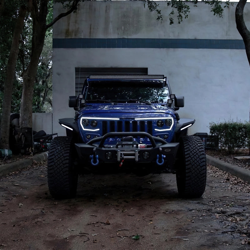 Oracle VECTOR Series Full LED Grille - Jeep Wrangler JL/JT - NA - DTX Performance