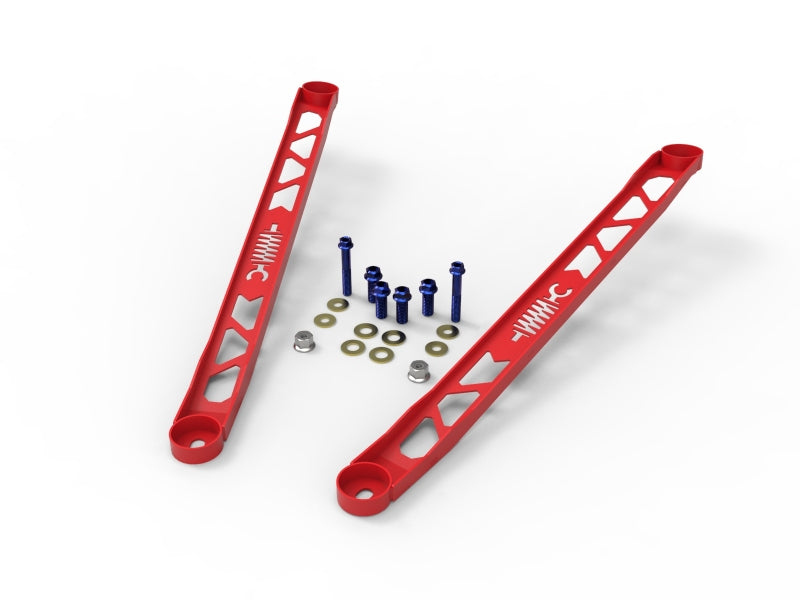 aFe CONTROL 304 Stainless Steel Front Suspension Strut Brace Red - Toyota GR Supra (A90) 20-21 - DTX Performance