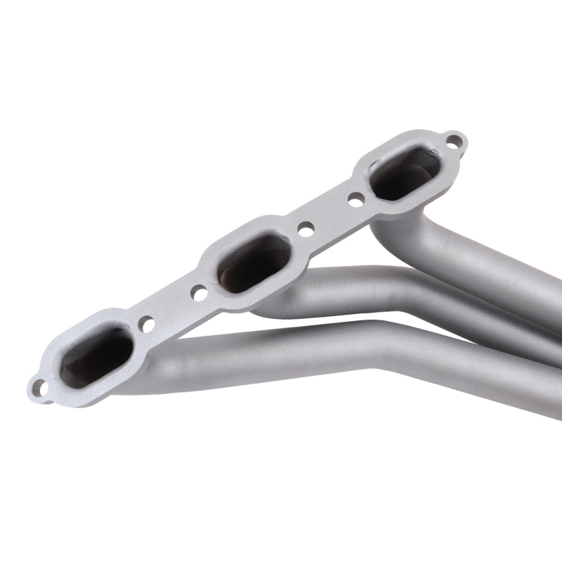 BBK 05-10 Dodge Challenger V6 Long Tube Exhaust Headers And Y Pipe And Converters - 1-5/8 Chrome - DTX Performance