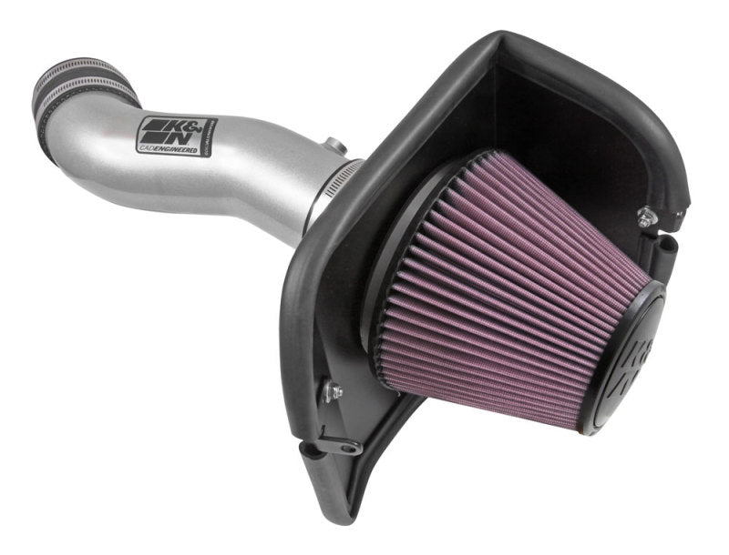 K&N 14-15 Jeep Cherokee 3.2L V6 High Flow Performance Intake Kit - DTX Performance