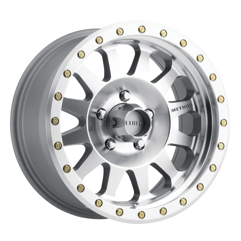 Method MR304 Double Standard 20x10 -18mm Offset 5x5 94mm CB Machined/Clear Coat Wheel - DTX Performance