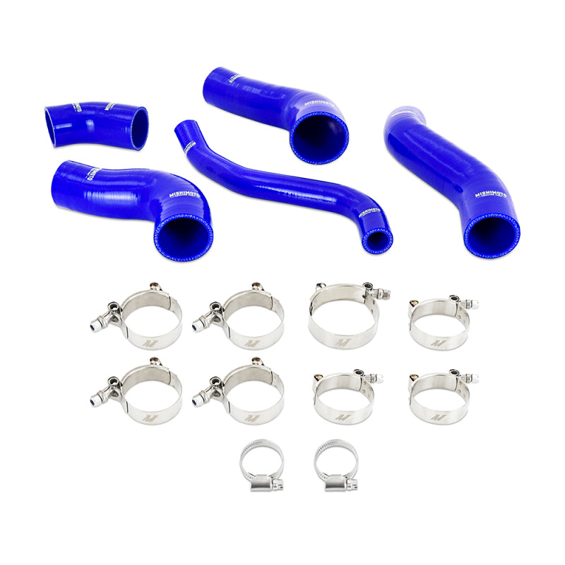 Mishimoto 13-17 Hyundai Veloster Turbo Silicone Intercooler Hose Kit - Blue - DTX Performance