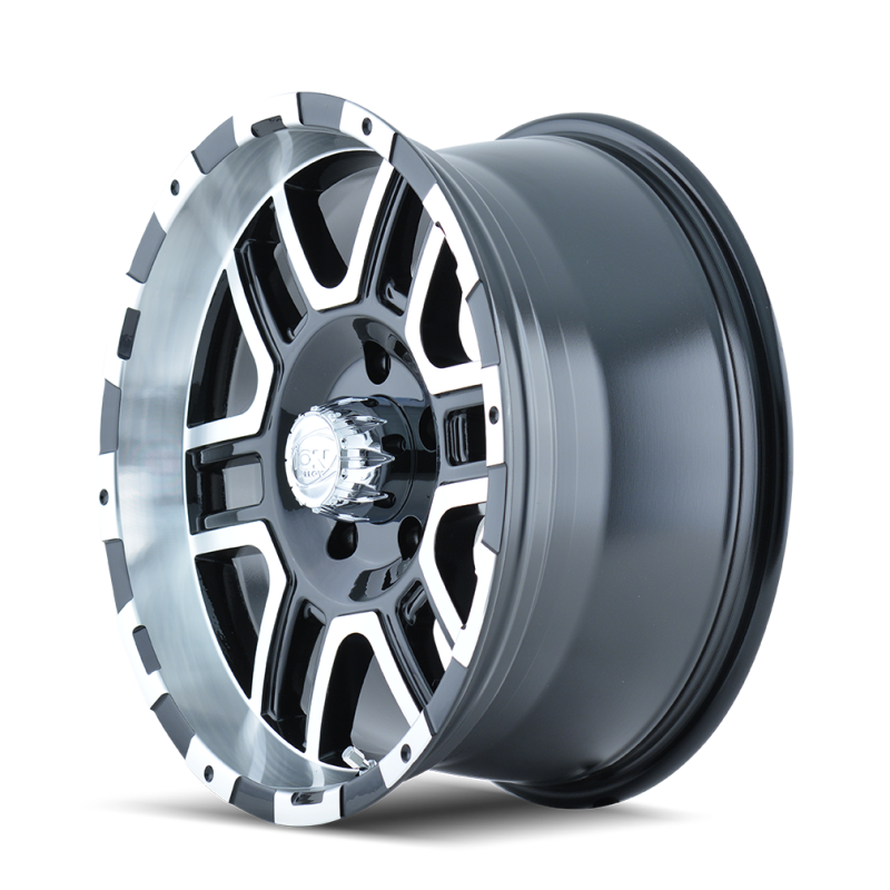 ION Type 179 16x8 / 5x114.3 BP / 10mm Offset / 83.82mm Hub Black/Machined Wheel - DTX Performance