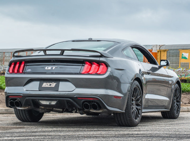 Borla 18-20 Ford Mustang GT 5.0L AT/MT ECE Approved Cat-Back Exhaust w/ Active Valve - DTX Performance