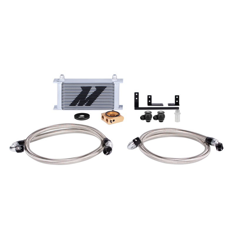 Mishimoto 2016+ Mazda Miata Thermostatic Oil Cooler Kit - Silver - DTX Performance