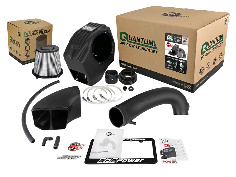 aFe Quantum Cold Air Intake System w/ Pro Dry S Media 09-18 RAM 1500 V8-5.7L Hemi - DTX Performance