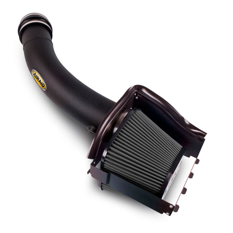 Airaid 10-13 Ford F-250 / F-350 Super Duty 6.2L CAD Intake System w/ Tube (Dry / Black Media) - DTX Performance