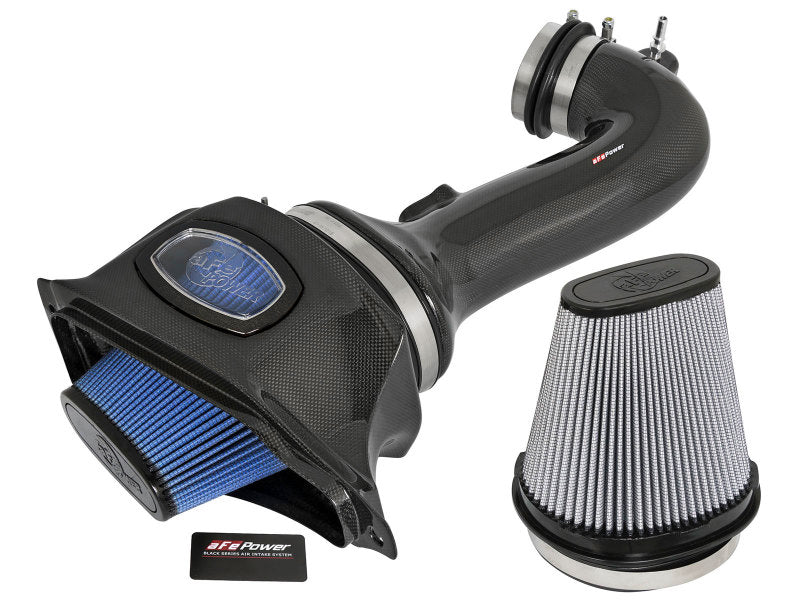 aFe Momentum Carbon Fiber Cold Air Intake System PDS/P5R 15-16 Chevrolet Corvette Z06 V8-6.2L - DTX Performance