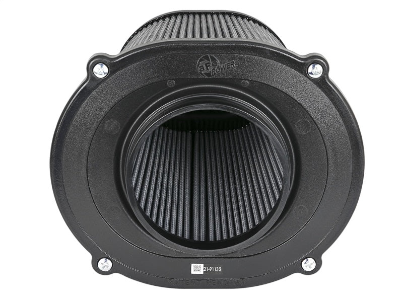 aFe Quantum Pro DRY S Air Filter Inverted Top - 5in Flange x 8in Height - Dry PDS - DTX Performance