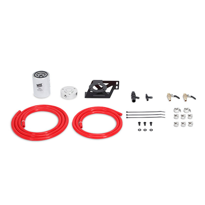 Mishimoto 08-10 Ford 6.4L Powerstroke Coolant Filtration Kit - Red - DTX Performance