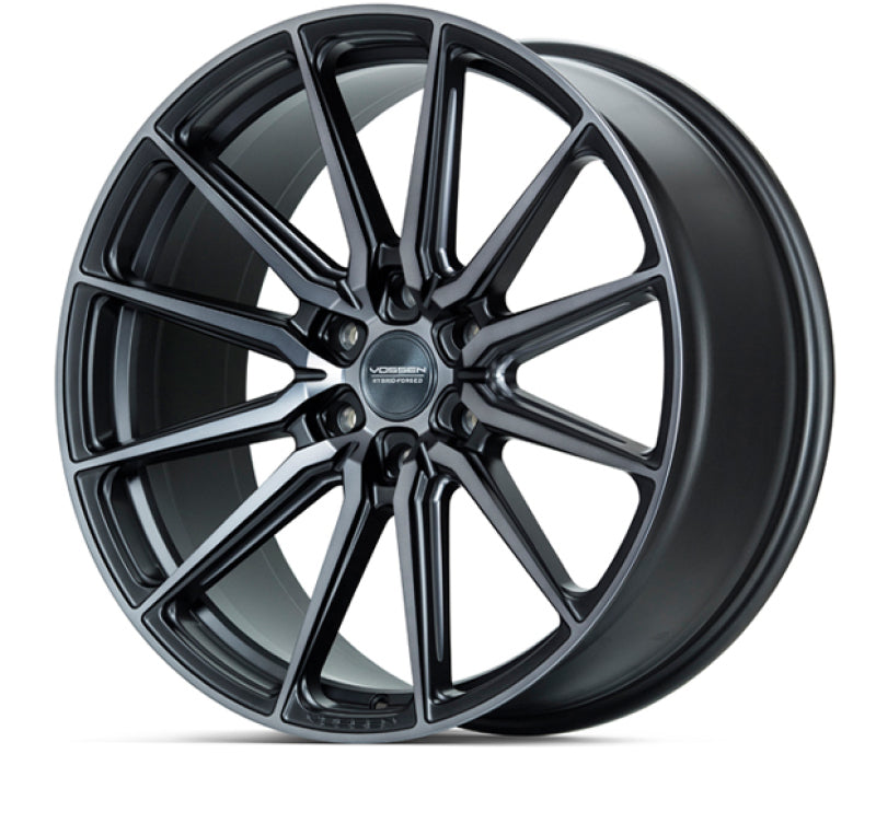 Vossen HF6-1 22x9.5 / 6x139.7- ET20 / Deep Face / 106.1 - Tinted Matte Gunmetal Wheel - DTX Performance