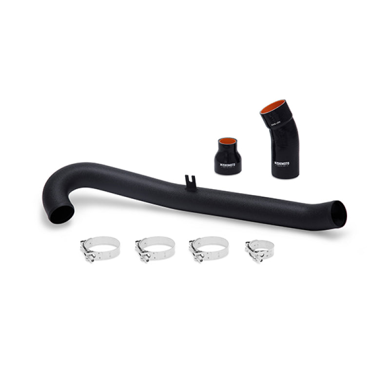 Mishimoto 2014+ Ford Fiesta ST Hot-Side Intercooler Pipe Kit - Wrinkle Black - DTX Performance