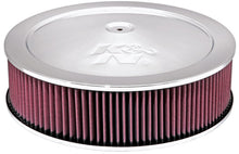 Load image into Gallery viewer, K&amp;N 14in Red Custom Air Cleaner Assembly - 5.125in ID x 14in OD x 3.75in H x 1.25in Drop Base - DTX Performance