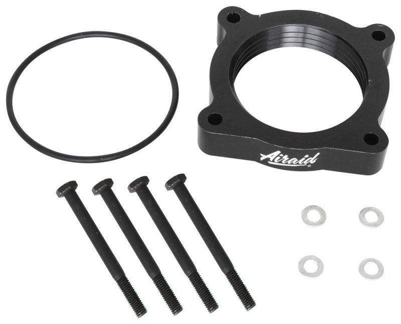 Airaid 04-13 Nissan Titan / Armada 5.6L 04-10 Infiniti QX-56 5.6L PowerAid TB Spacer- Black - DTX Performance