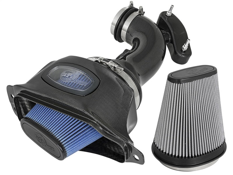 aFe Momentum Black Series Carbon Fiber Intake System P5R 14-17 Chevy Corvette 6.2L (C7) - DTX Performance