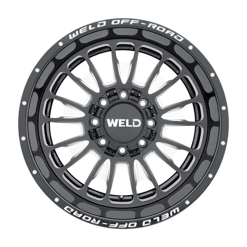 Weld Off-Road W121 22X12 Scorch 8X180 ET-44 BS4.75 Gloss Black MIL 124.3 - DTX Performance