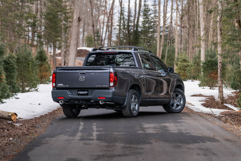 MBRP 21-22 Honda Ridgeline T304 Stainless Steel 2.5in Cat-Back - Dual Split Rear Exit - DTX Performance