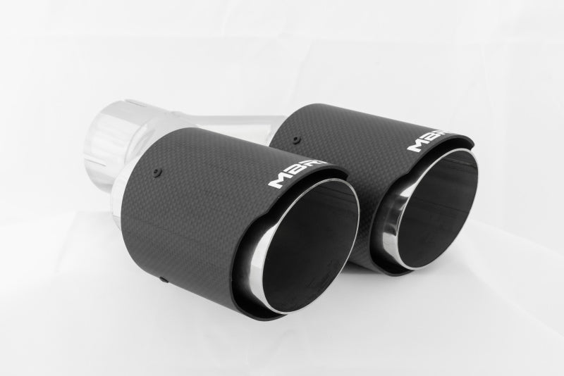 MBRP Universal Carbon Fiber Dual Tip 3.5in OD/2.5in Inlet - DTX Performance